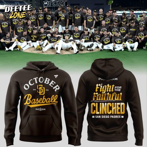 San Diego Padres Fight For The Faithful MLB Postseason October Baseball Hoodie For Fans 2