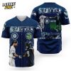 Seattle Mariners AL West 3D-3D Baseball Jersey