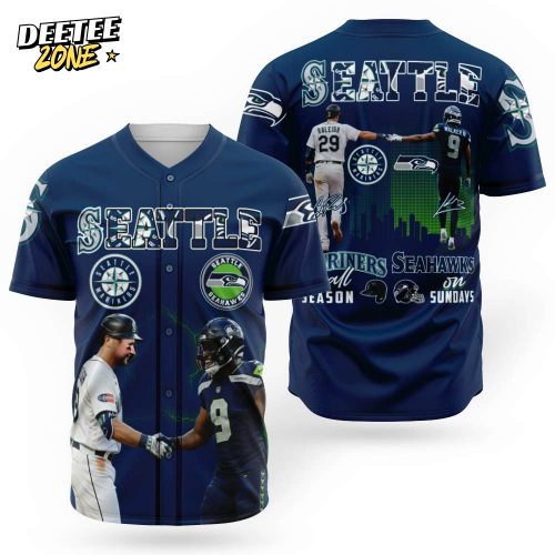 Seattle Mariners SS 3D-3D Baseball Jersey