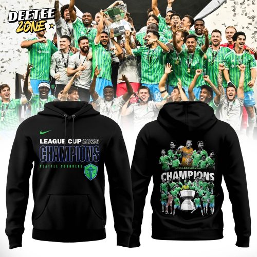 Seattle Sounders League Cup 2025 Champions Special Hoodie Set
