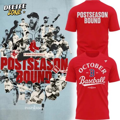 Special Edition Red Sox 2025 MLB Postseason Tshirt