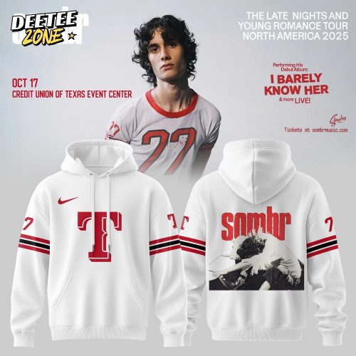 Texas Rangers X Sombr – The Late Nights Young Romance Tour Merch