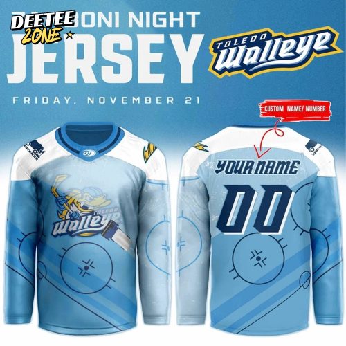 Toledo Walleye x 2025 Zamboni Night Special New Custom Hockey Jersey