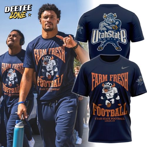 Utah State Football “Farm Fresh” 2025 Special New T-Shirt