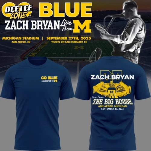 Zach Bryan Tour Michigan Limited Edition 2025 T Shirt