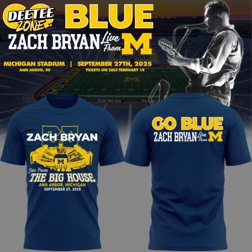 Zach Bryan Tour Michigan Limited Edition 2025 T Shirt V2
