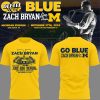 Zach Bryan Tour Michigan Limited Edition 2025 T Shirt – Yellow V2