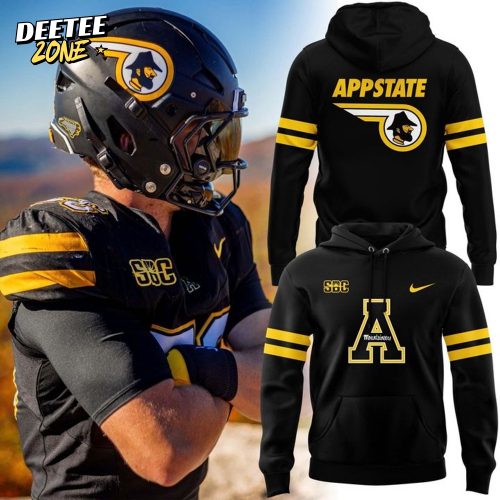 Appalachian State Mountaineers Wordmark Logo Uniform Hoodie