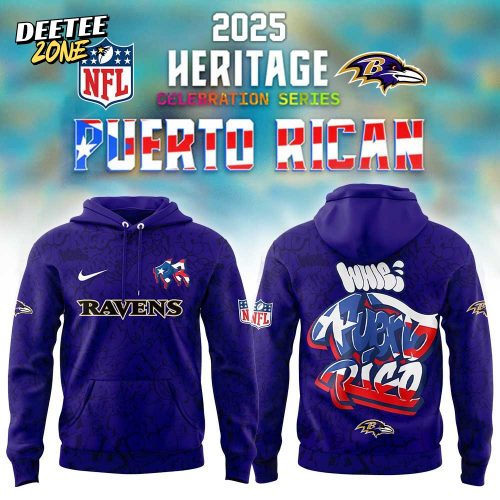 B.Ravens Puerto Rico Heritage New Combo Hoodie