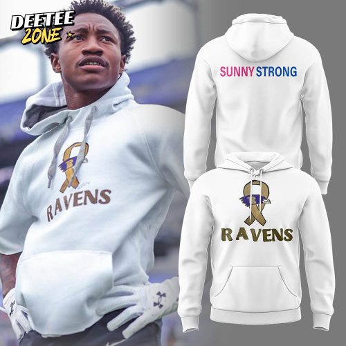 Baltimore Ravens- Breast Cancers 2025 Limited Edition Shirt Hoodie – White
