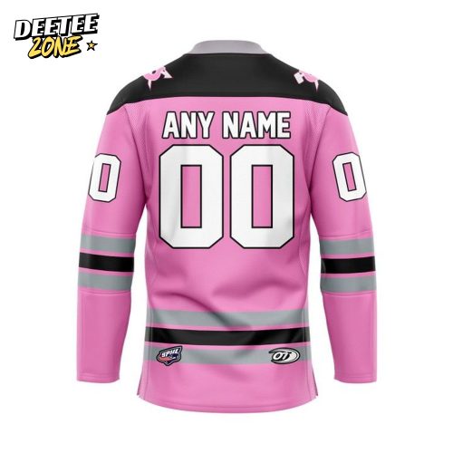 Birmingham Bulls ”Pink the Rink” Custom Hockey Jersey