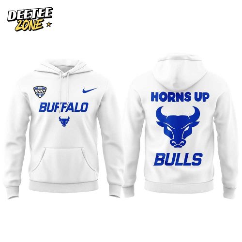 Buffalo Bulls “Horns Up” White Uniform Combo Hoodie