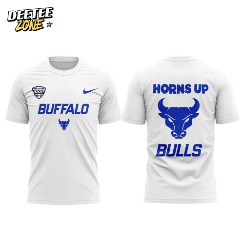 Buffalo Bulls “Horns Up” White Uniform Combo Shirt