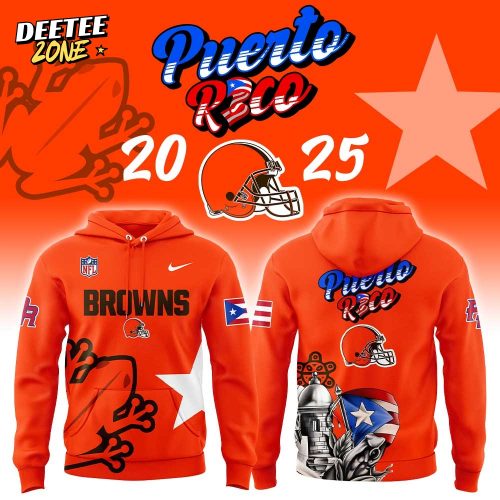 C Browns Puerto Rico Heritage Combo Hoodie