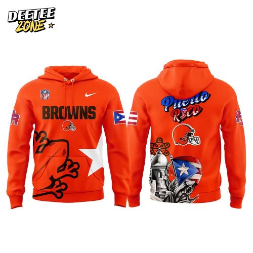 C Browns Puerto Rico Heritage Combo Hoodie