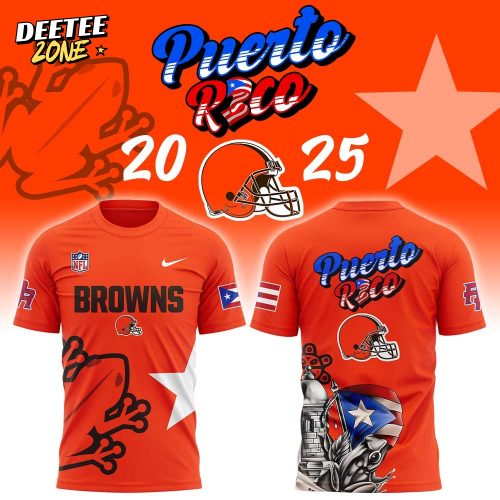 C Browns Puerto Rico Heritage Combo Shirt