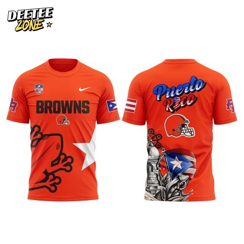 C Browns Puerto Rico Heritage Combo Shirt