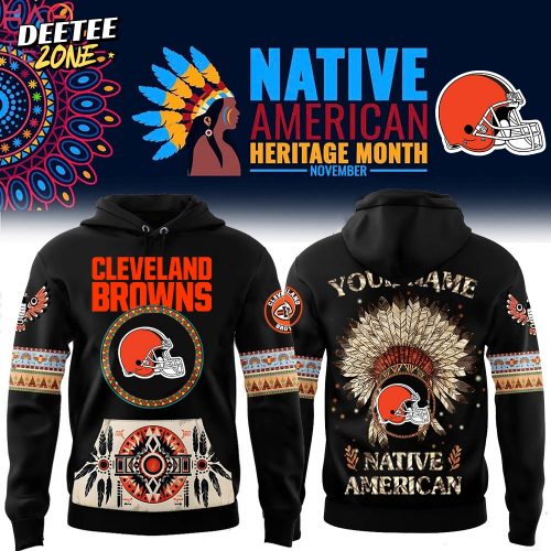 Cleveland Browns x Native American Heritage-3D Unisex Hoodie