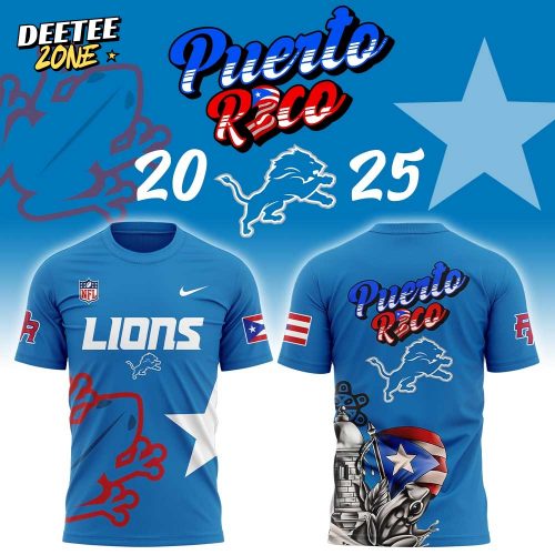 D Lions Puerto Rico Heritage Combo Shirt