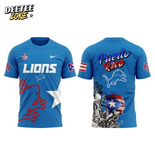 D Lions Puerto Rico Heritage Combo Shirt