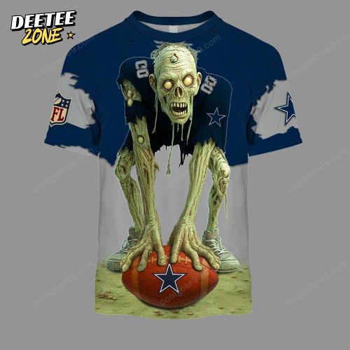 Dallas Cowboys Zombie HLW Design Shirt