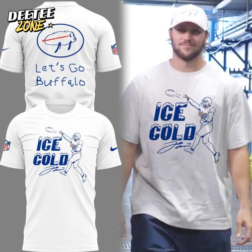 Buffalo Bills Football Josh Allen Ice Cold T-Shirt
