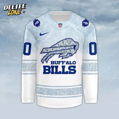 Buffalo Bills Rivalries Cold Front Custom Hockey Jersey