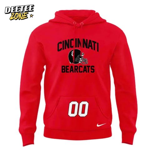 Cincinnati Bearcats Custom Red Hoodie
