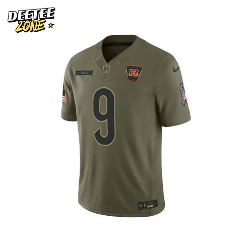Cincinnati Bengals 2025 Salute to Service Limited Edition Camo Football Jersey