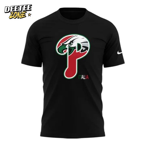 Eagles x Phillies Special Black T-Shirt