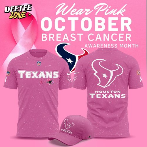 Exclusive Version Houston Texans Breast Cancer Awareness Tshirt