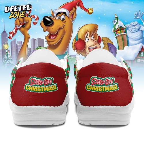 Gleammerch Scooby-doo x Christmas Personalized Hey Dude Shoes For Men And Women