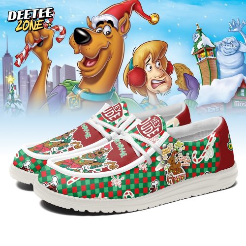 Gleammerch Scooby-doo x Christmas Personalized Hey Dude Shoes For Men And Women