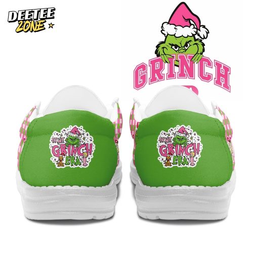 Gleammerch The Grinch x Christmas x Pink October Personalized Hey Dude Shoes For Men And Women Gleammerch The Grinch x Christmas x Pink October Personalized Hey Dude Shoes For Men And Women