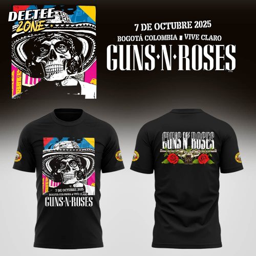 Limited Edition GnR Tour 2025 Bogota Tshirt