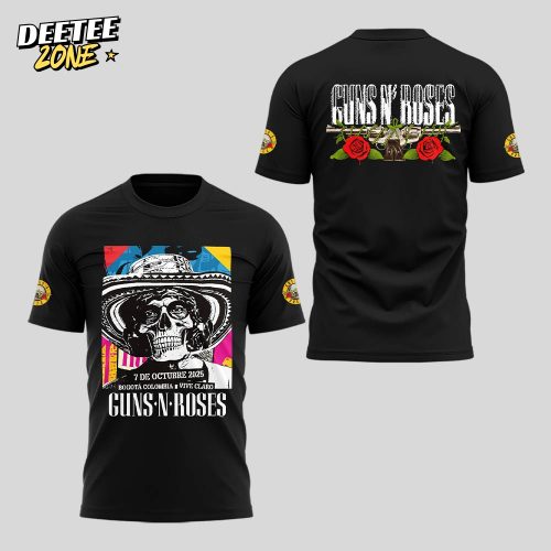 Limited Edition GnR Tour 2025 Bogota Tshirt