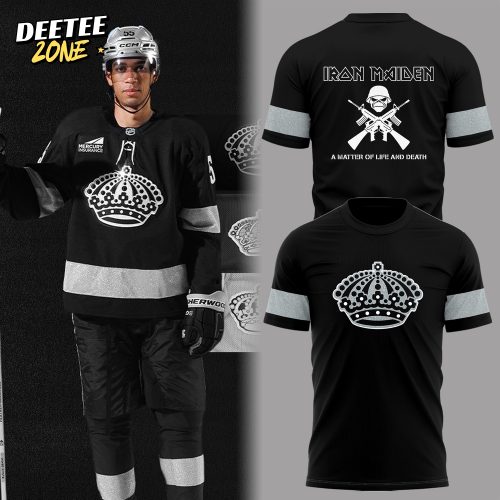 Limited Edition LA Kings Rep The Crown x Iron Maiden T-Shirt