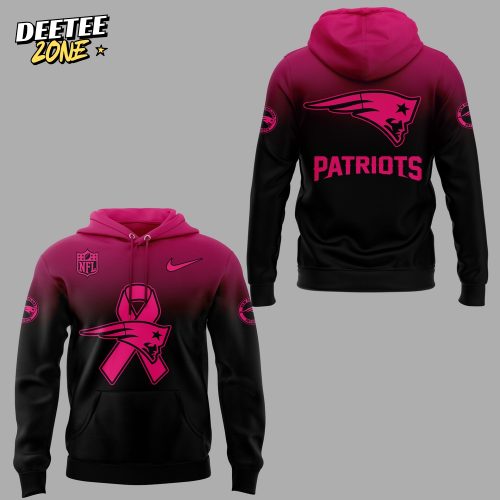 Limited Edition Patriots Football Breast Cancer Hoodie