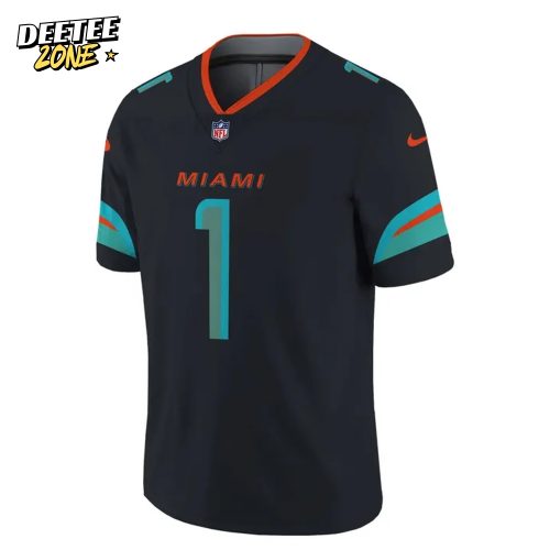 Miami Dolphins 2025 Rivalries Custom Football Jersey