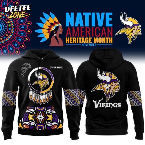 Minnesota Vikings – Native American Heritage Special Edition Hoodie-3D Unisex Hoodie