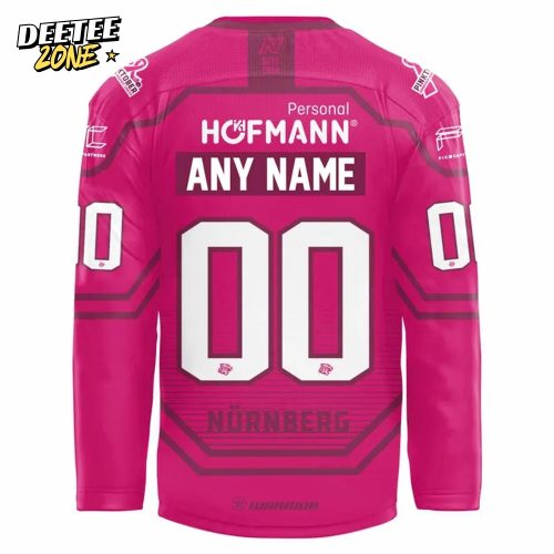 NuÃÂrnberg Ice Tigers Pinktober Ã¢ÂÂ NÃÂ¤mberch against Cancer 2025 Hockey Jersey