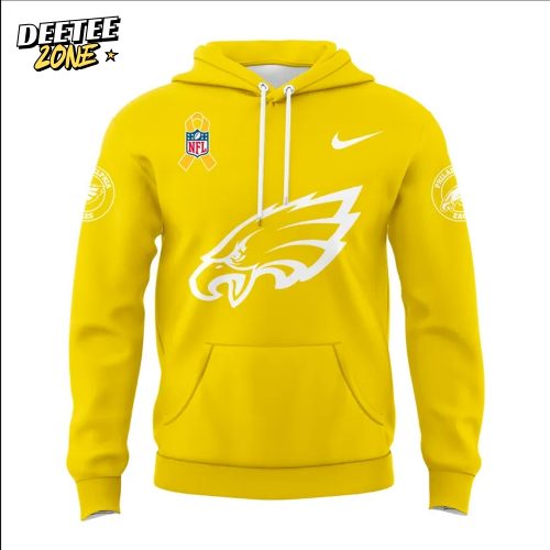 Philadelphia Eagles Childhood Cancer Awareness Day 2025 Hoodie