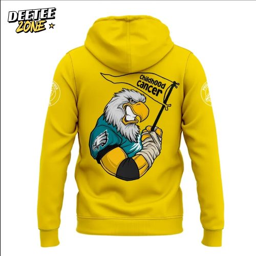 Philadelphia Eagles Childhood Cancer Awareness Day 2025 Hoodie