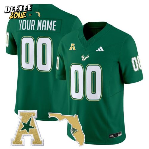 South Florida Bulls 2025 Special Football Jersey – Green