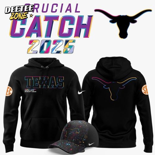Texas Longhorns Crucial Catch 2025 Special Hoodie