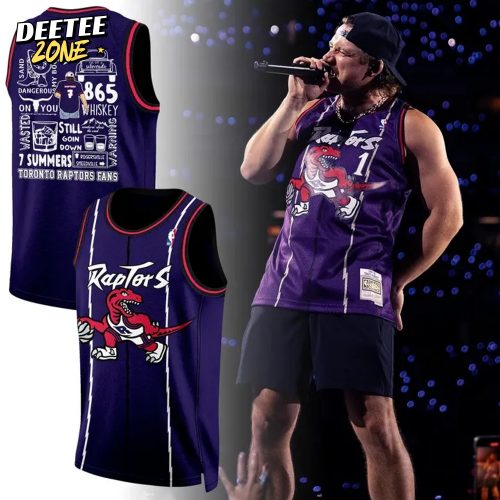 Toronto Raptors x Morgan Wallen Special Basketball Jersey