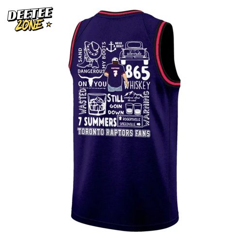Toronto Raptors x Morgan Wallen Special Basketball Jersey