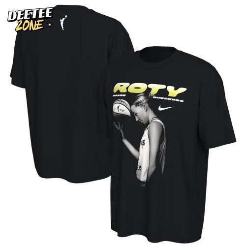 Wings Paige Bueckers 2025 WNBA Rookie of the Year Black T-Shirt