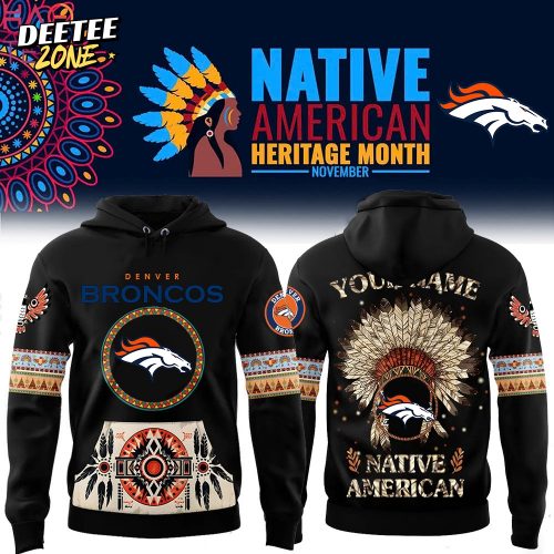 Denver Broncos x Native American Heritage-3D Unisex Hoodie