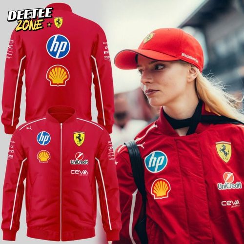 Ferrari 2025 F1 Team Bomber Jacket – Limited Edition